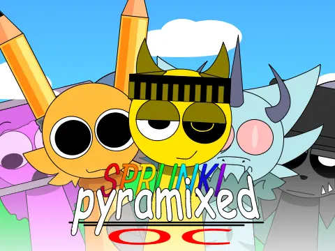 Incredibox Sprunki Pyramixed OC Character Creator Interface