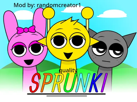 Logo for the Incredibox Sprunki Quality Update - an enhanced version with better audio
