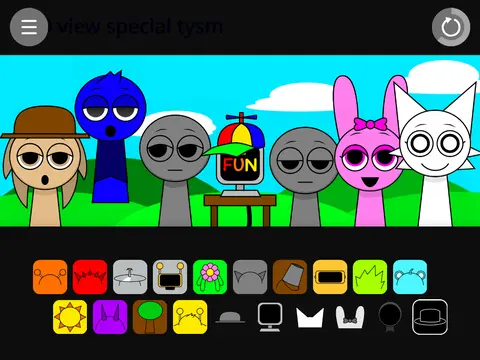 Incredibox Sprunki Real Movement music game with animated characters