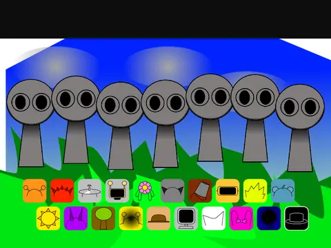 Incredibox Sprunki Regretful Remix game cover featuring regretful Sprunki characters