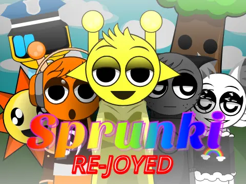 Incredibox Sprunki-Rejoyed gameplay with happy characters