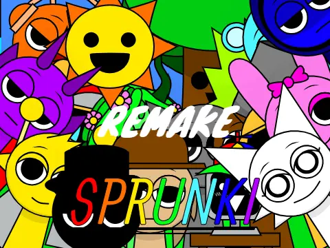 Incredibox Sprunki Remake game logo showing music mixing interface