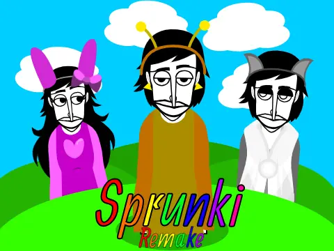 Incredibox Sprunki Remake Official Game Cover - featuring remastered characters and horror mod options
