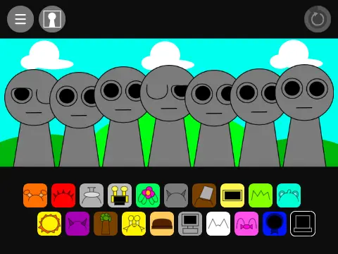 Official logo for Incredibox Sprunki Remake game featuring Sprunki characters