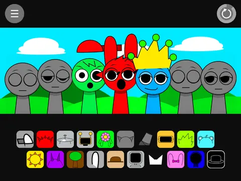 Official logo for Incredibox Sprunki Remastered 4 Phases Remix game