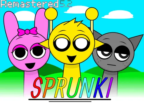Official logo for Incredibox Sprunki Remastered 5.2 game