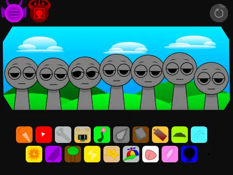 Incredibox Sprunki Remastered game logo featuring colorful characters