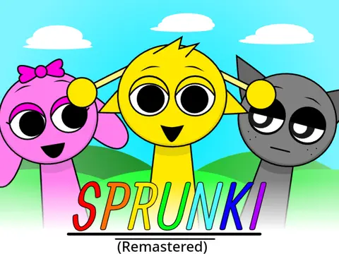 Logo for Incredibox Sprunki Remastered V6 with enhanced features and WIP elements