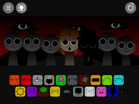 Incredibox Sprunki Remix 10764 game cover showing remixed incredibox characters and music interface