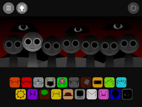 Incredibox Sprunki Remix logo showing combined Incredibox and Sprunki elements