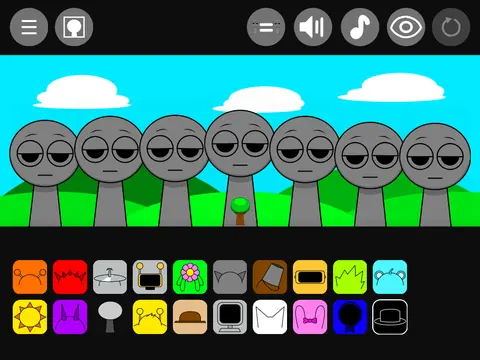 Incredibox Sprunki Remix game cover showing musical interface and characters