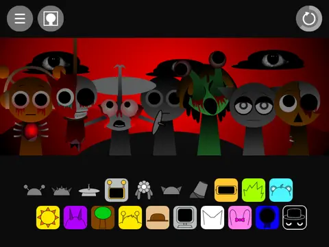 Incredibox Sprunki Broken Remix Cover Art with glitch effects