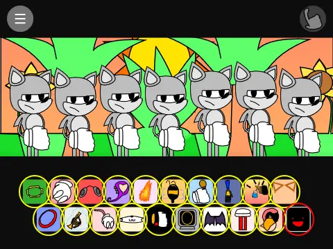 Incredibox Sprunki Remix with Sonic characters crossover game cover image