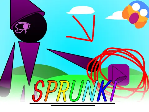 Logo for the Incredibox Sprunki and Dave and Bambi crossover remix game