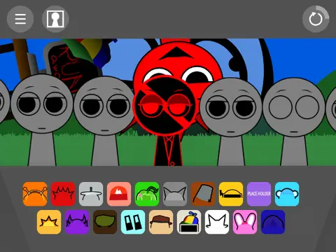 Incredibox Sprunki Retake But Lilycats character with musical notes