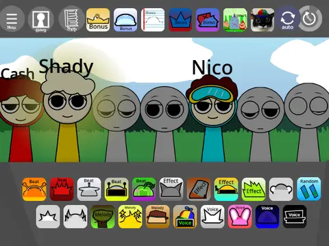 Incredibox Sprunki Retake but Sprunki Style game cover image
