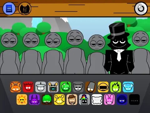Official logo for Incredibox Sprunki Retake New Human Version R10 Remix game