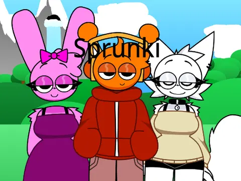 Official logo for Incredibox Sprunki Retake New Human Version V2 game