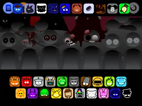 Incredibox Sprunki Retake New Human Version V3 gameplay screenshot