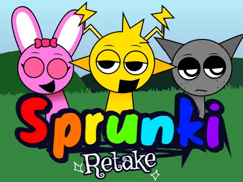 Incredibox Sprunki Retake Template Reuploaded showing restored fan project with character template system
