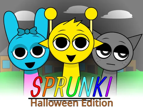 Incredibox Sprunki Reupload Halloween Remix 3 Logo Cover