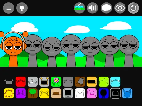 Incredibox Sprunki Reversed Sound gameplay image