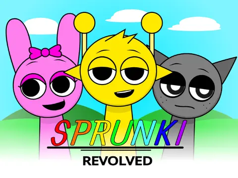Incredibox Sprunki Revolved Retake Mod Game Logo