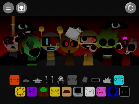 Incredibox Sprunki Shifted character mixing music