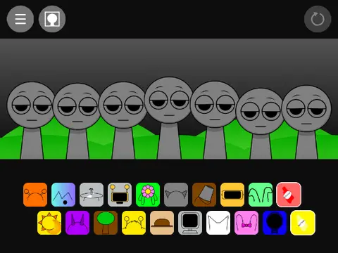 Incredibox Sprunki Silly Edition Logo - Wacky Cartoon Characters Making Music