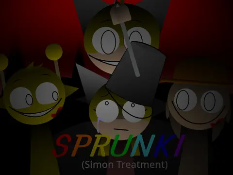 Official logo for Incredibox Sprunki Simon Treatment Remix game