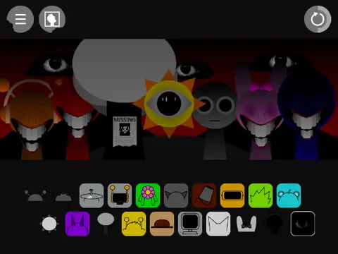 Official logo for Incredibox Sprunki Simon Treatment Remix V3 game
