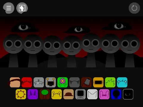 Incredibox Sprunki Simon Treatment With Me Remix game cover image