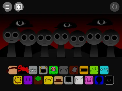 Official logo for Incredibox Sprunki Simon Treatment game
