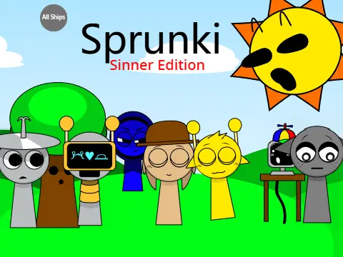 Official logo for Incredibox Sprunki Sinner Edition mod