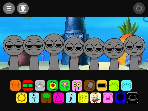 Incredibox Sprunki Spongebob Edition Logo