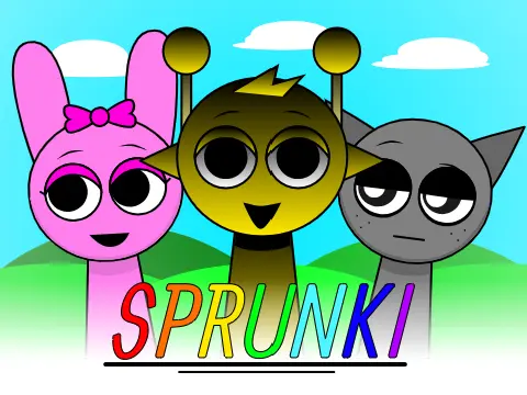 Logo for Incredibox-Sprunki Survivor AU D, a mod inspired by Nyankobflol featuring a Phase 2 color status system