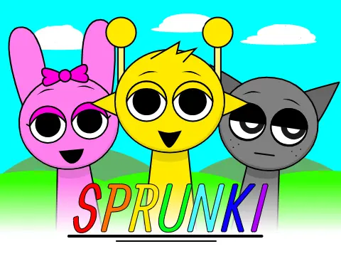 Incredibox Sprunki Sus 3 game cover featuring sus-themed Sprunki characters