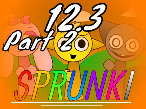 Official logo for Incredibox Sprunki Swap 12.3 FE Part 2 game featuring colorful characters