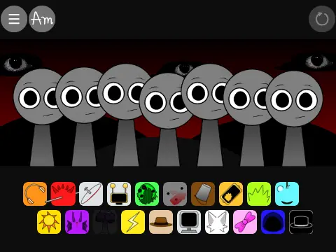 Incredibox Sprunki Swap Fixed Polos gameplay screenshot
