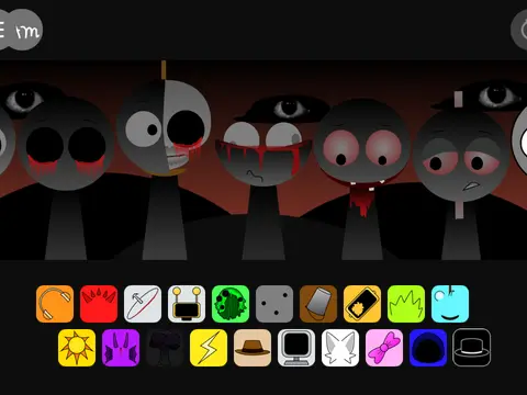 Character swap horror mod for Incredibox Sprunki game
