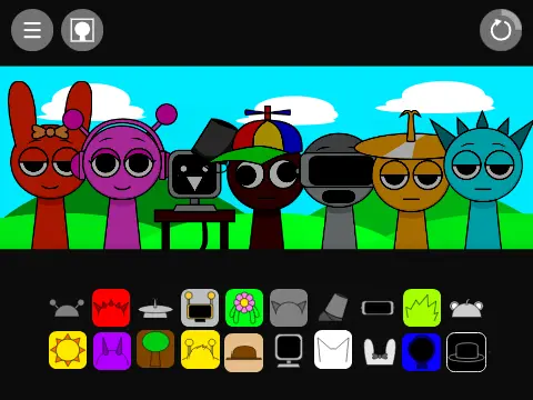 Incredibox Sprunki Swap My Version Game Cover Art