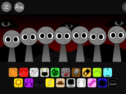 Incredibox Sprunki Swap Remix 2 Game Logo - Colorful characters mixing music