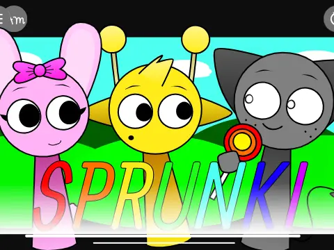 Incredibox Sprunki Swap Remix Game Cover - Mixing characters from different phases