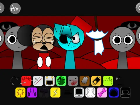 Incredibox Sprunki Swap Remix character mixing music