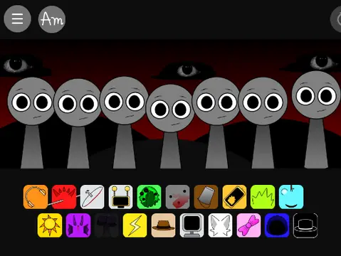 Incredibox Sprunki Swap Phase 4 V6 Game Cover - Colorful Sprunki characters mixing abilities