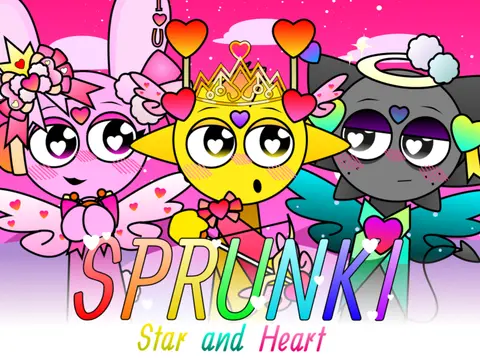 Incredibox Sprunki Swap Star and Heart character swapping game