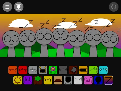 Incredibox Sprunki The Sequal featuring enhanced characters and interface