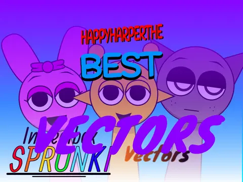 Incredibox Sprunki vectors music game characters