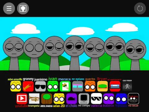 Incredibox Sprunki Version Adan special character music game