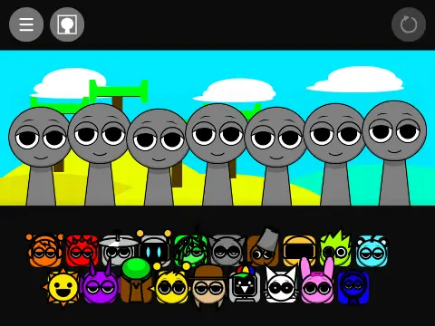 Incredibox Sprunki Version 3.0 Remake Official Cover Art - Horror Retake Edition